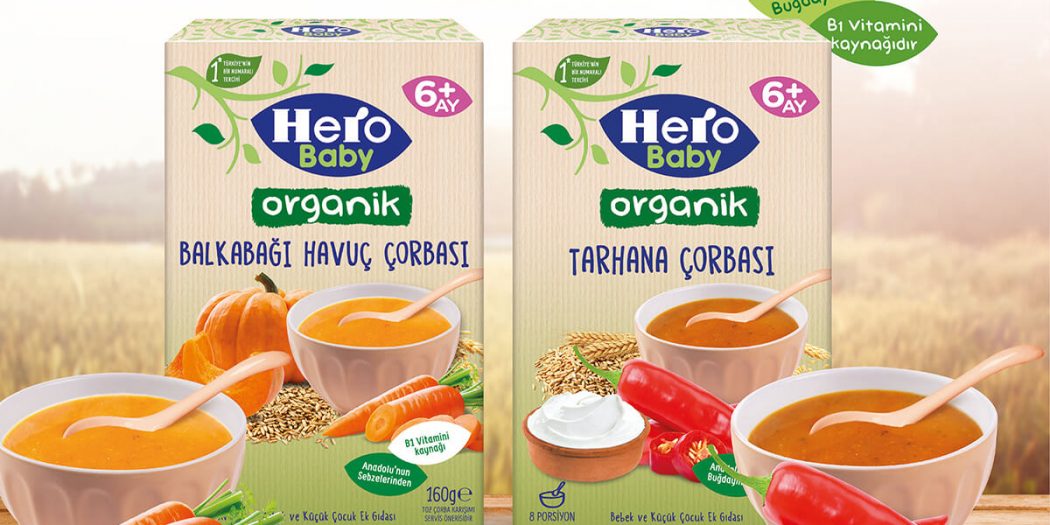 Hero Baby’nin Organik Bebek Çorbaları Kış aylarında bebeğinize sıcacık