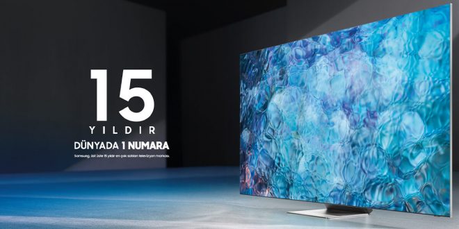 Samsung’un 15 yıldır dünyada 1 numaralı TV üreticisi olduğu açıklandı 