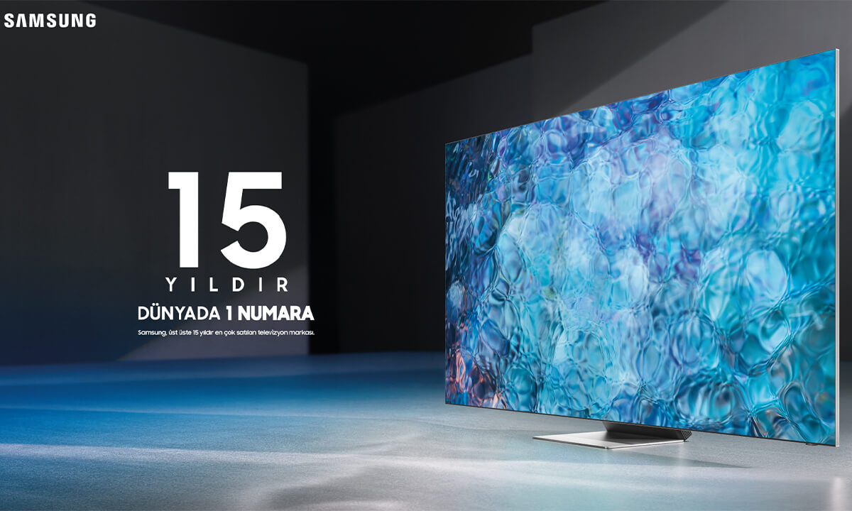 Samsung’un 15 yıldır dünyada 1 numaralı TV üreticisi olduğu açıklandı 