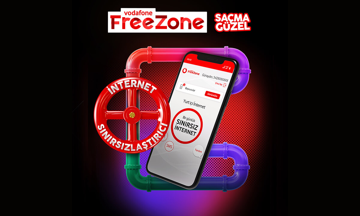 VODAFONE FREEZONE’DAN GENÇLERE 24 SAAT GEÇERLİ SINIRSIZ İNTERNET HEDİYESİ