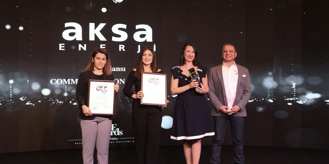 Aksa Enerji, The One Awards’da “Yılın En İtibarlısı” ödülünü kazandı