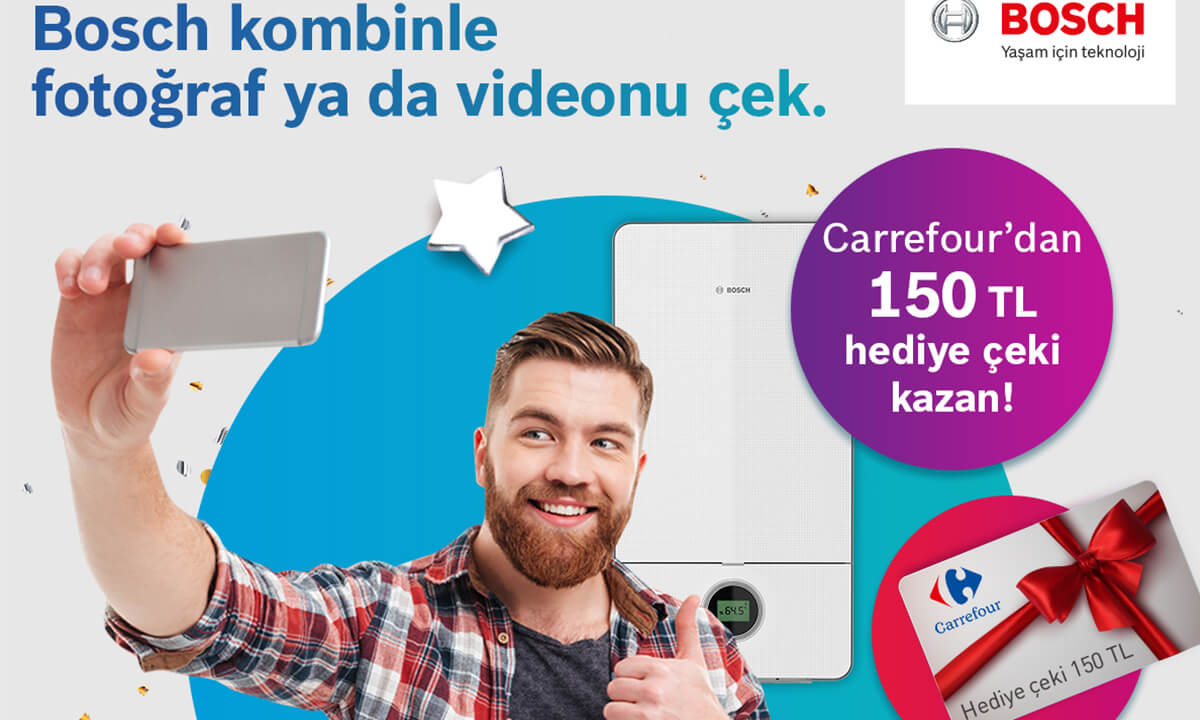 Bosch Termoteknoloji’den Bosch kombi sahiplerine kazandıran kampanya devam ediyor!