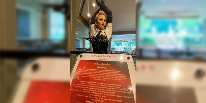 Madonna’nın Balmumu Heykeli Grand Hyatt İstanbul’da!