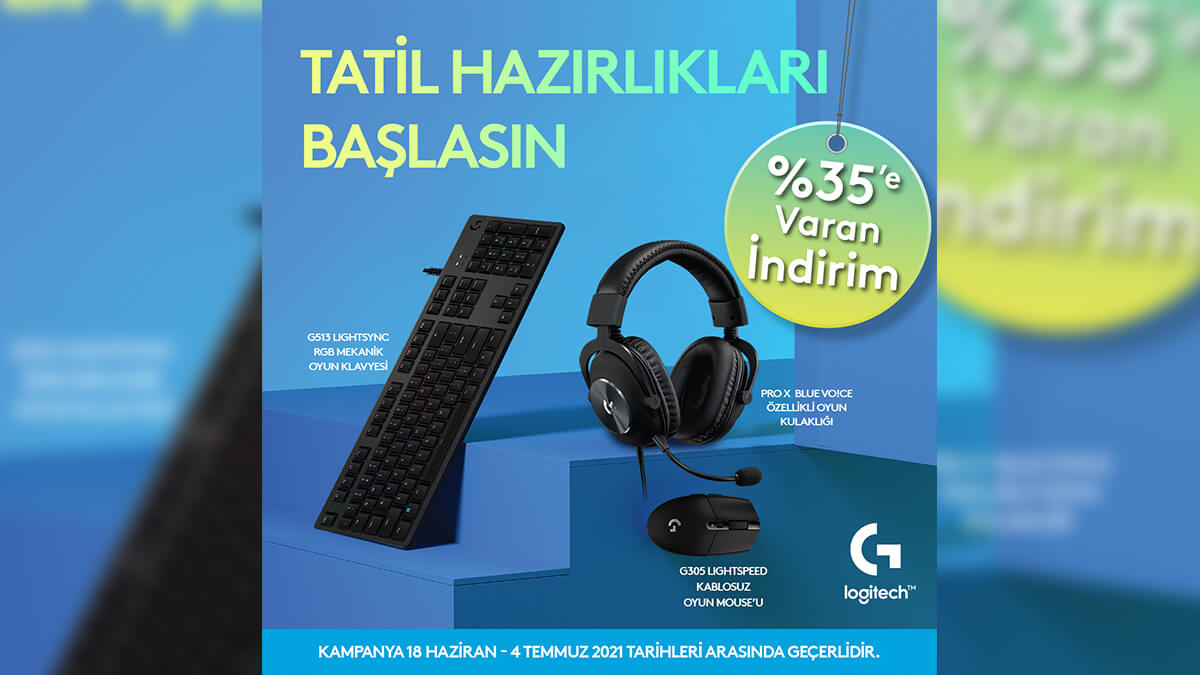 Tatil Hazırlıkları Başlasın: Logitech G’den yaz tatiline özel süper fırsat!