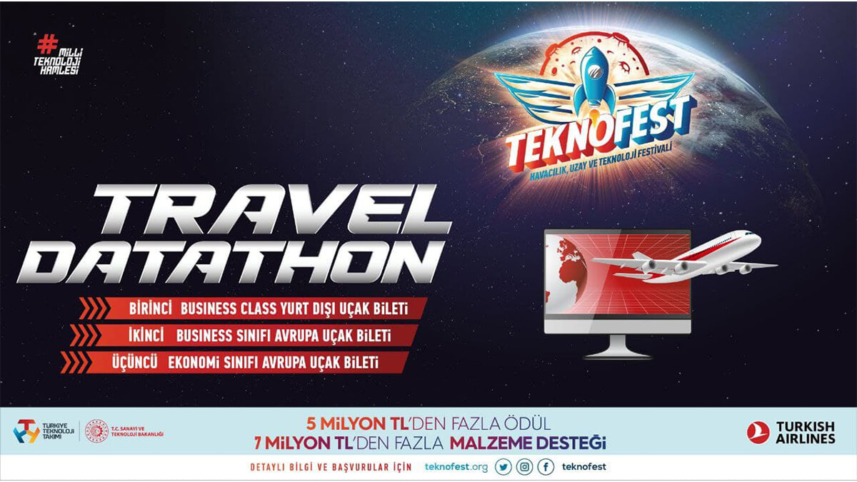 TEKNOFEST’te Dijital Bir Yolculuk Deneyimi “Travel Datathon Yarışması” ile Mümkün