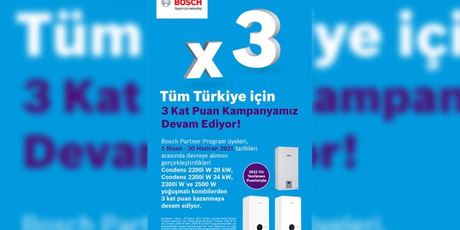 Bosch Partner Program’dan 3 Kat Puan Kampanyası