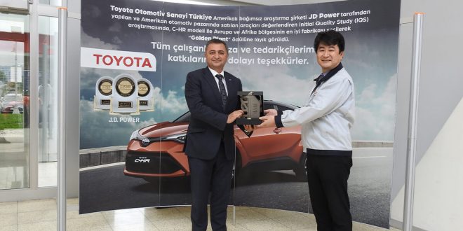 TOYOTA OTOMOTİV SANAYİ TÜRKİYE’YE PLATİN İHRACAT ÖDÜLÜ