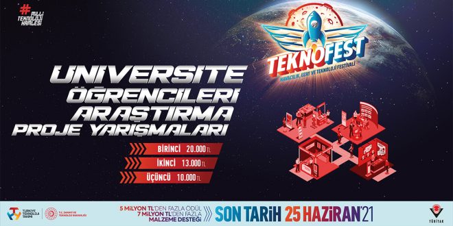 TEKNOFEST Üniversite Öğrencileri Araştırma Proje Yarışmaları Başvuruları Devam Ediyor!