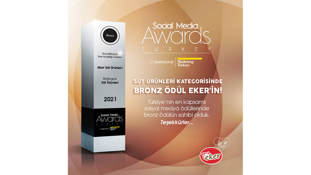 Eker, Social Media Awards Turkey-Veri Ödülleri’nde Bronz Ödül’ün sahibi oldu Eker, Social Media Awards Turkey-Veri Ödülleri’nde Bronz Ödül’ün sahibi oldu