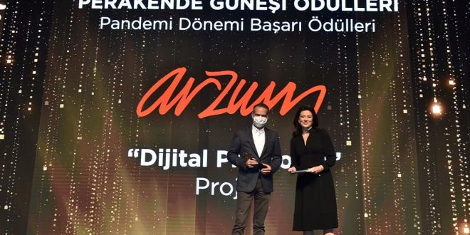 Arzum’un Dijital Promotör uygulamasına Perakende Güneşi ödülü