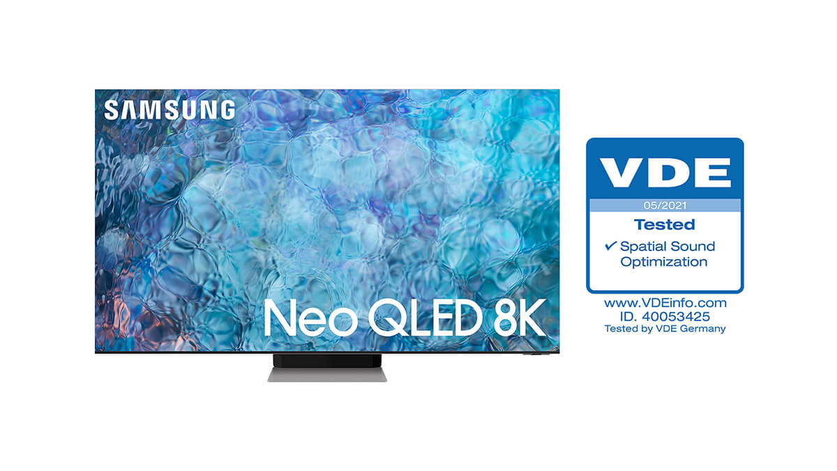 Samsung Neo QLED TV’ler, VDE’den “Mekânsal Ses Optimizasyonu” sertifikasını aldı