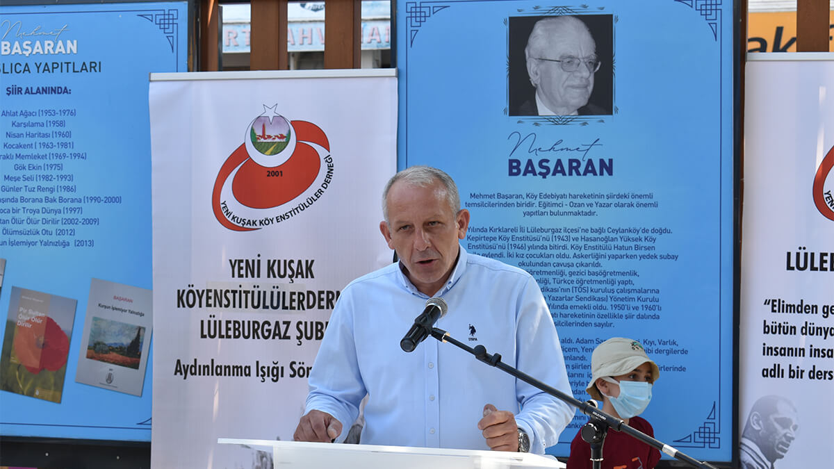 Mehmet Başaran’a duygusal anma “Aydınlanma ışığı hiç sönmeyecek”