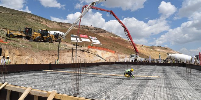 TMSF, Mollakara’da 160 milyon dolarlık yatırım yapılacak altın madeninin temelini attı