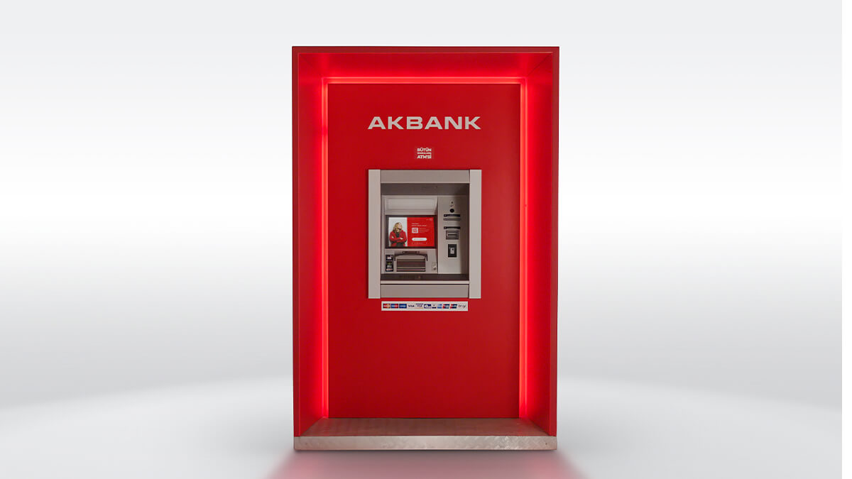 Akbank, mobil uygulama deneyimini yenilenen ATM’lerine taşıdı!