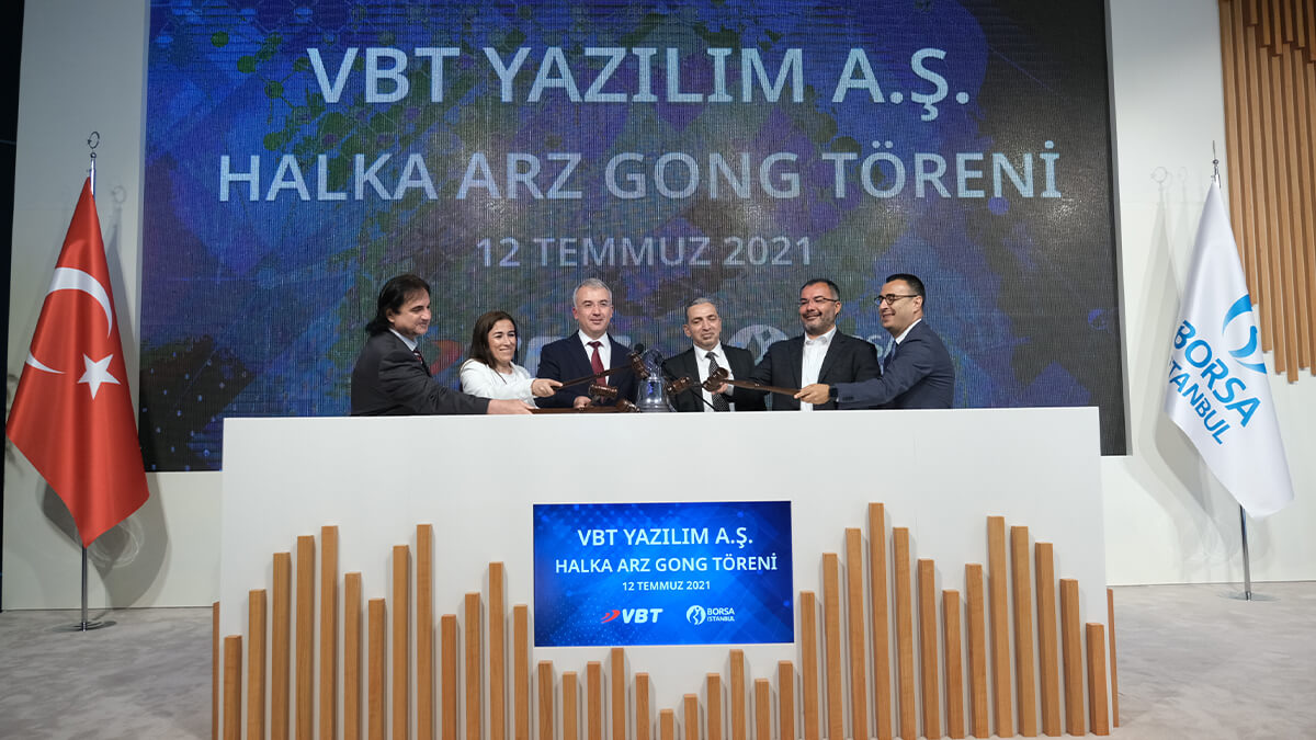 Borsa İstanbul’da gong VBT Yazılım için çaldı