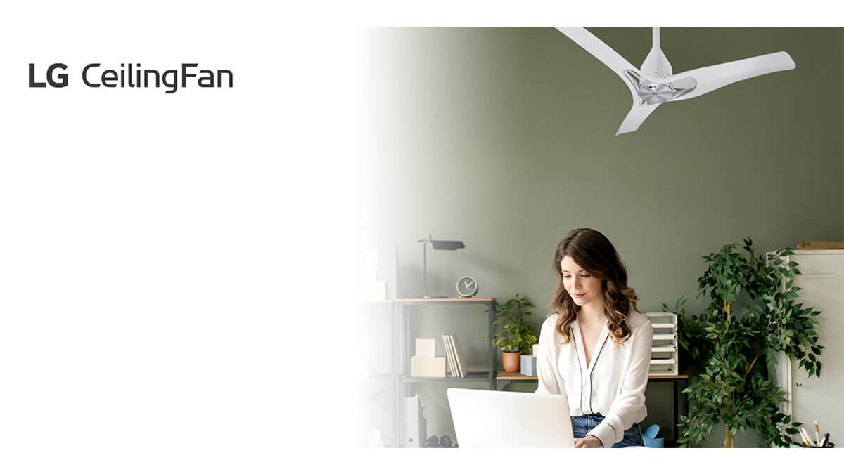 LG CeilingFan İle Doğal Serinlik