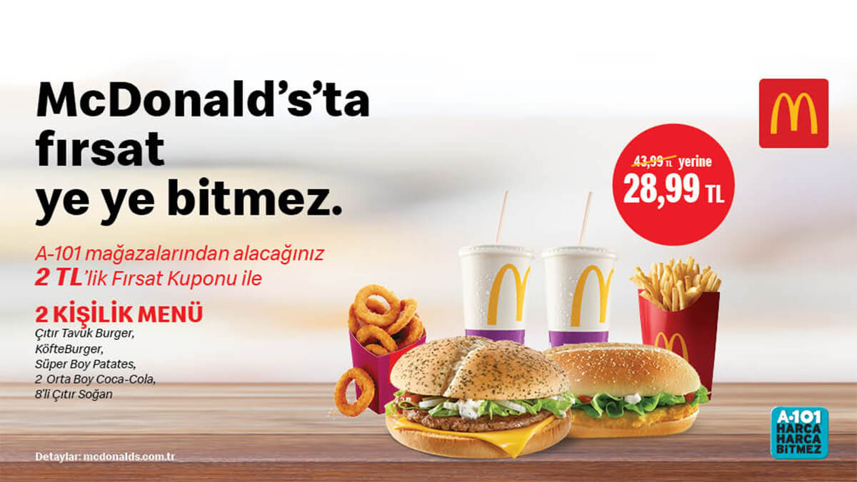 McDonald’s’tan ‘ye ye bitmez’ kampanya