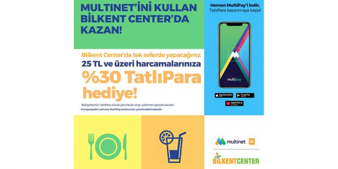 MULTINET İLE TATLI PARACIKLAR BİLKENT CENTER’DA