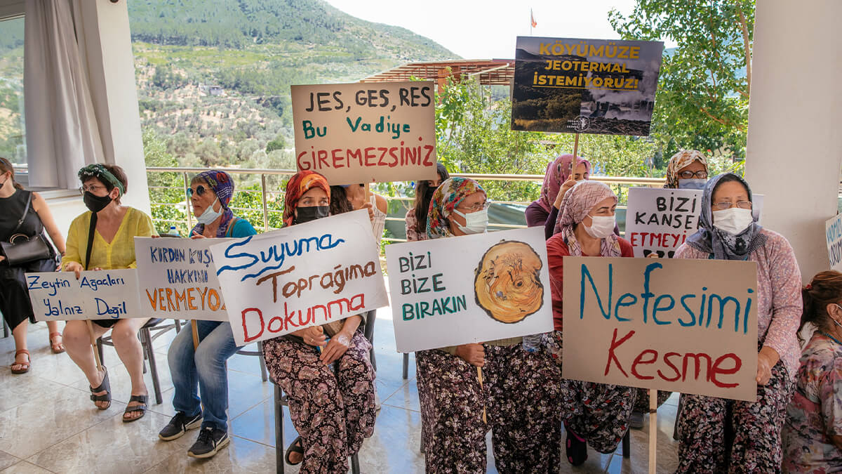 Orhanlı Köylüleri Jeotermal Santral İstemiyor