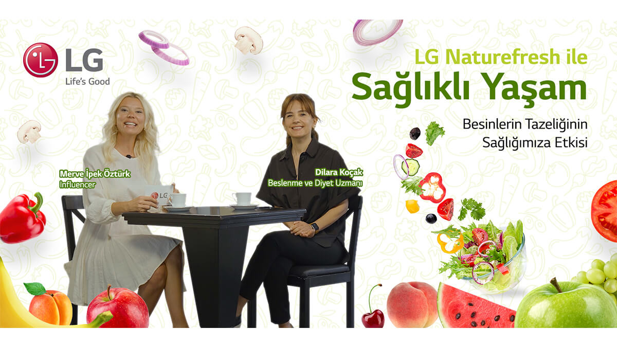 LG NatureFRESH™ Buzdolabı ile Gıdalarda Uzun Süreli Tazelik