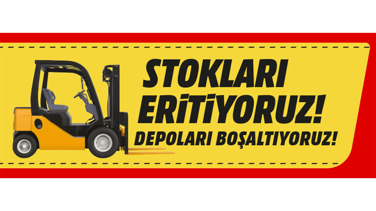 MediaMarkt Depoları Boşaltıyor!