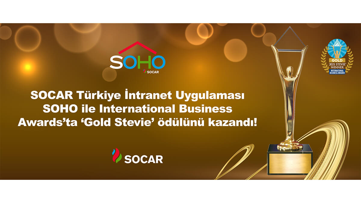 SOCAR Türkiye'ye ‘Gold Stevie’ ödülü