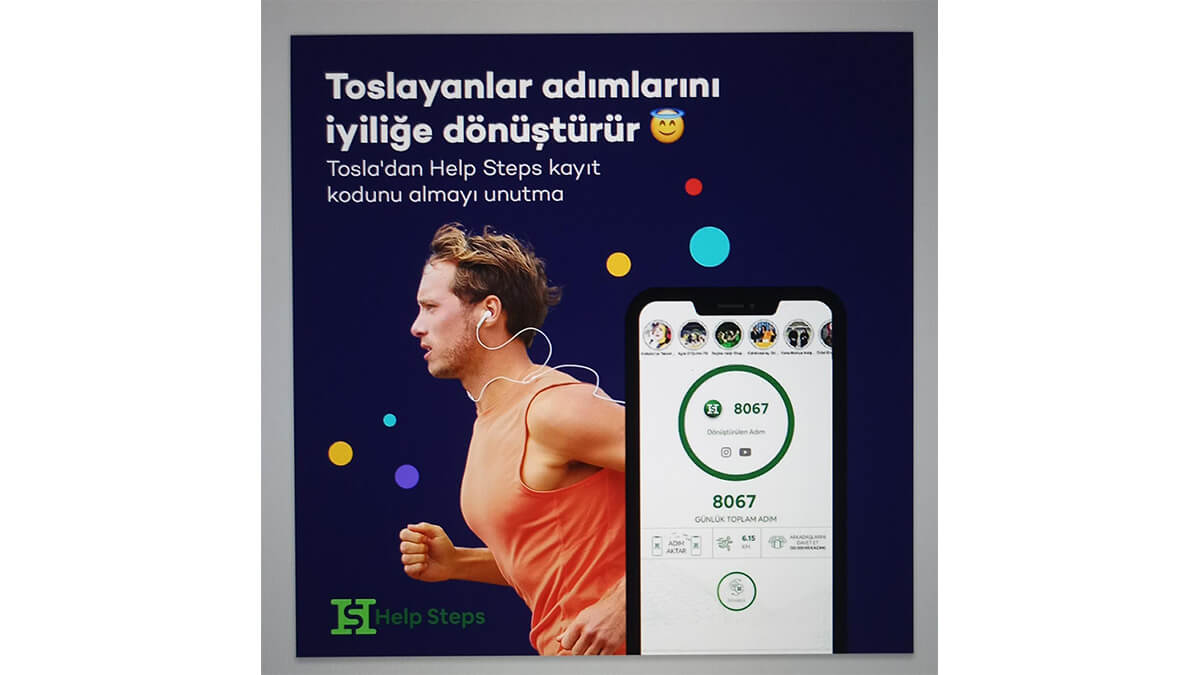 Toslayanlar, Help Steps ile daha sağlıklı ve daha duyarlı!