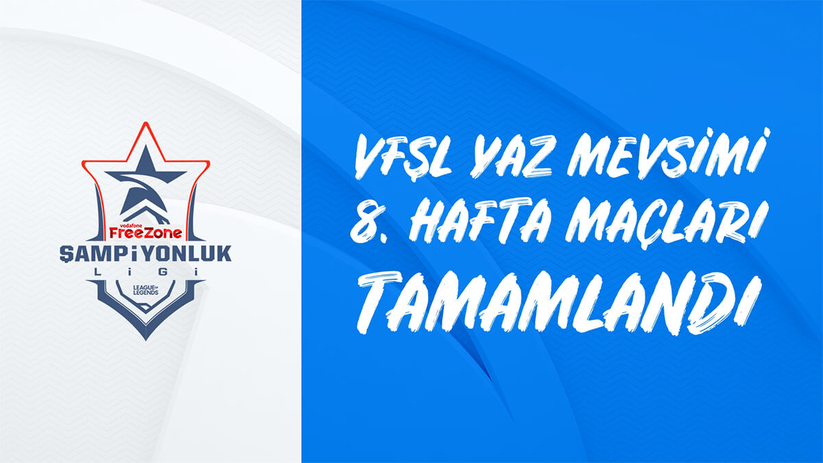 VFŞL 8. HAFTA MAÇLARI TAMAMLANDI