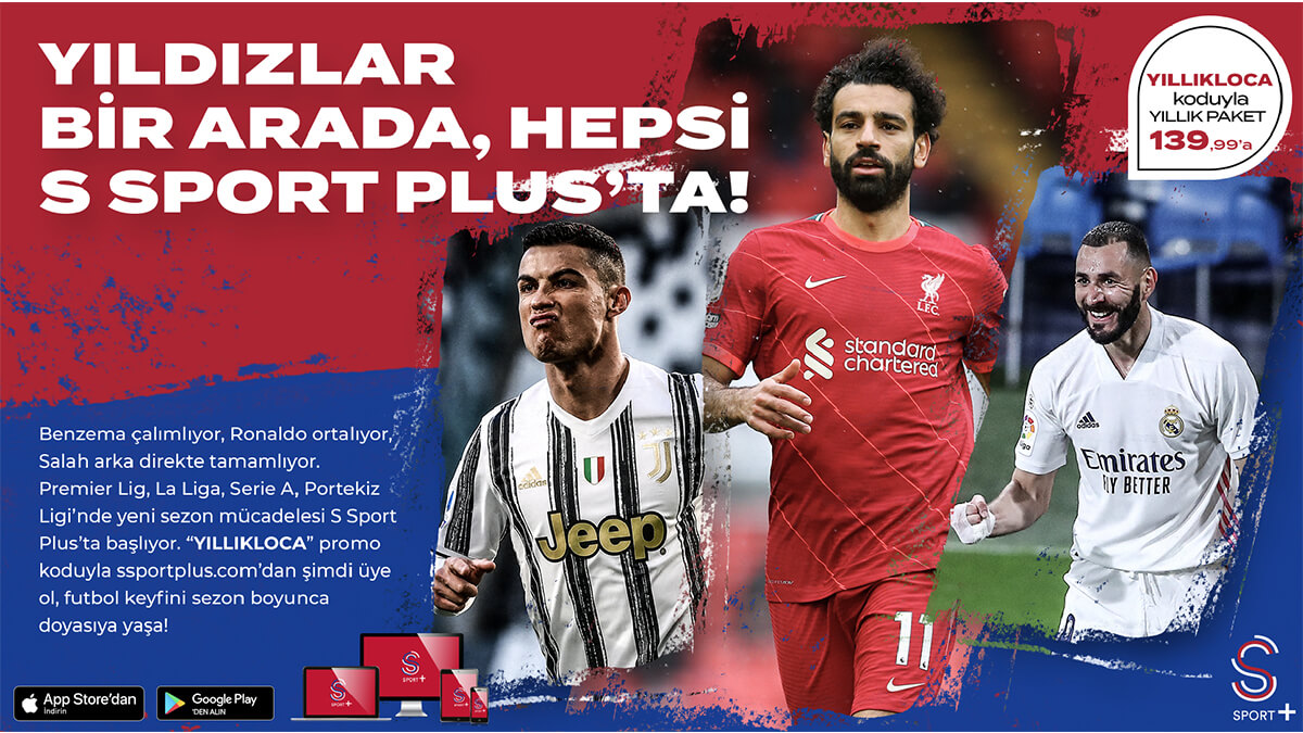 YILDIZLAR BU SEZON S SPORT PLUS’TA BULUŞUYOR