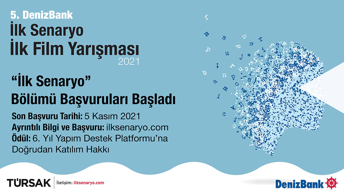 5. DENİZBANK İLK SENARYO İLK FİLM YARIŞMASI’NDA SENARYO KATEGORİSİ BAŞVURULARI BAŞLADI