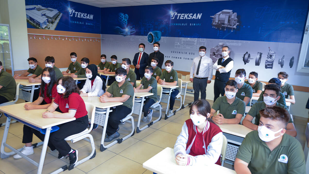 Teksan ve Topkapı Okulları’ndan mesleki eğitimi ileriye taşıyacak iş birliği