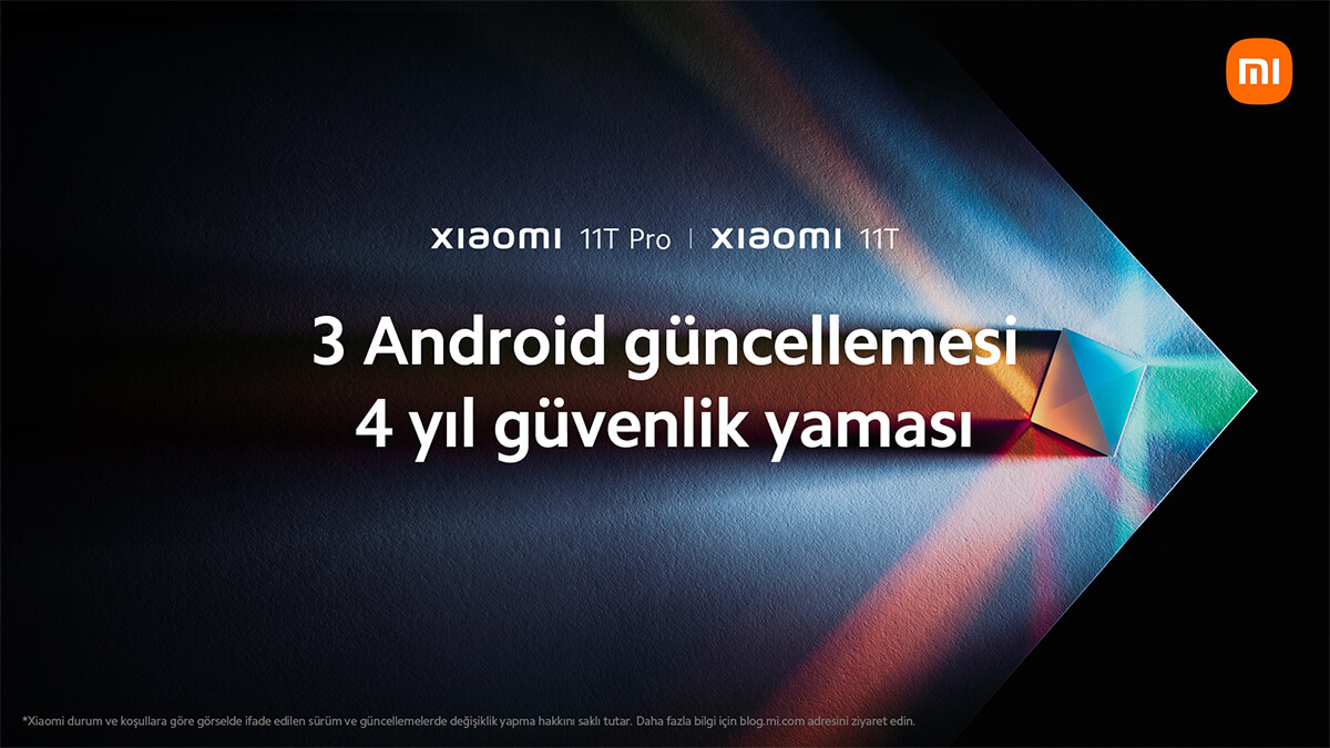 Xiaomi, Xiaomi 11T Serisi için 3 Android Güncellemesi ve 4 Yıl Boyunca Güvenlik Yaması Hizmeti Sunacak