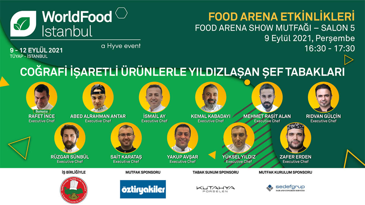 YILDIZ ŞEFLERİN NEFES KESEN LEZZET ŞOVLARI WORLDFOOD İSTANBUL’DA OLACAK!