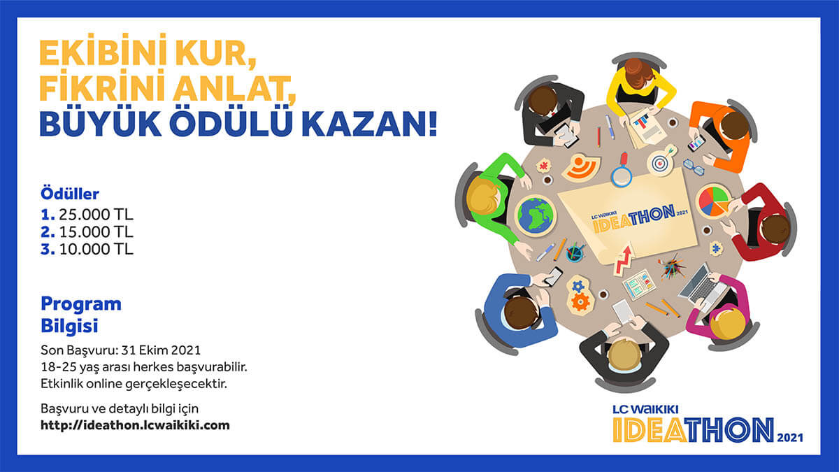 LC Waikiki'den fikir geliştirme yarışması : E-Ticaret Ideathon için başvurular başladı