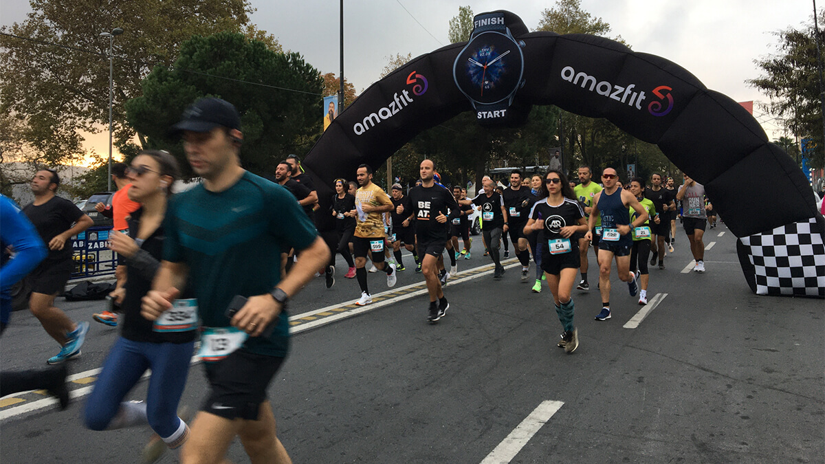 43. İstanbul Maratonu’nun Akıllı Saat Sponsoru Amazfit